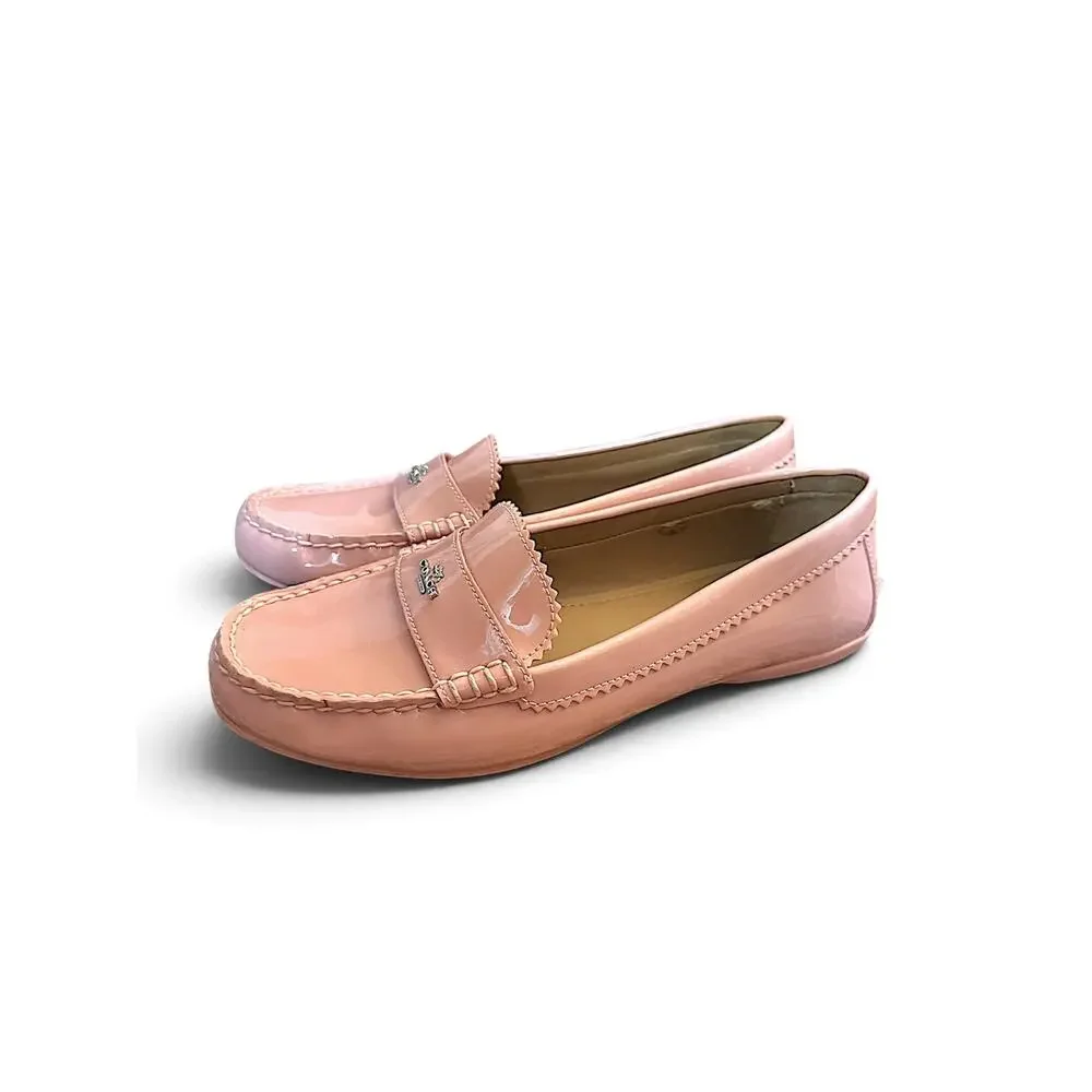 Coach Odette Patent Leather Driving Loafers | Blush Pink | Women’s 9.5B